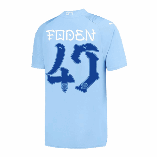 597059_1 マンチェスターシティ FODEN #47 Japanese Tour Printing ホーム ユニフォーム 2023/24