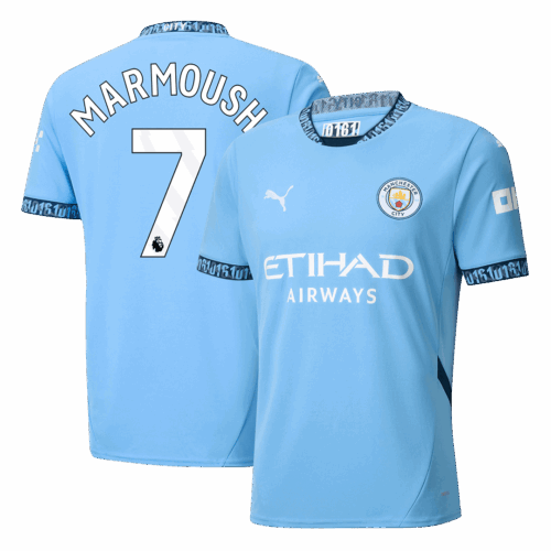 597219_1 マンチェスターシティ MARMOUSH #7 ホーム ユニフォーム 2024/25