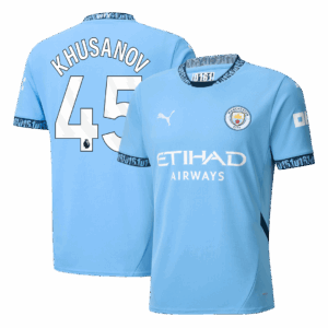 597220_1 マンチェスターシティ KHUSANOV #45 ホーム ユニフォーム 2024/25