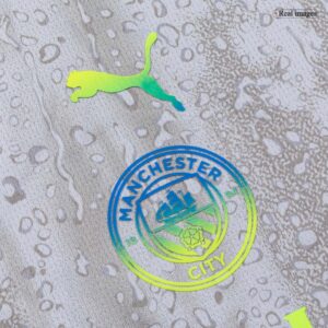 Kid's Manchester City Third Kit 25/26 Gray