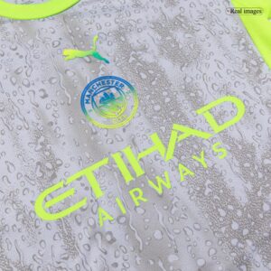 Kid's Manchester City Third Kit 25/26 Gray