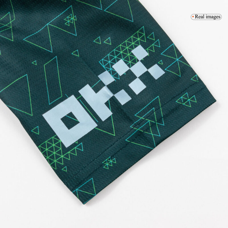 Kid's Manchester City Fourth Soccer Jersey Kit(Jersey+Shorts) 25/26 Green