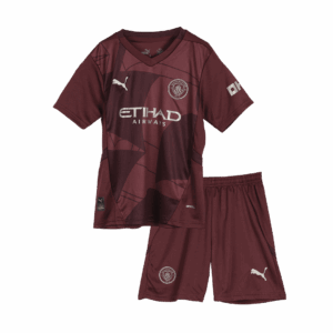 マンチェスターシティ サード  アウェイ サッカーユニフォーム キット 2024/25 キッズ (ユニフォーム+Shorts+Socks)
