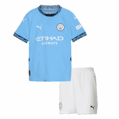 597091_1 マンチェスターシティ ホーム ユニフォーム キット 2024/25 キッズ 上下セット