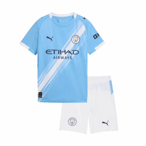 597267_1 マンチェスターシティ ホーム サッカーユニフォーム キット 2025/26 キッズ 上下セット