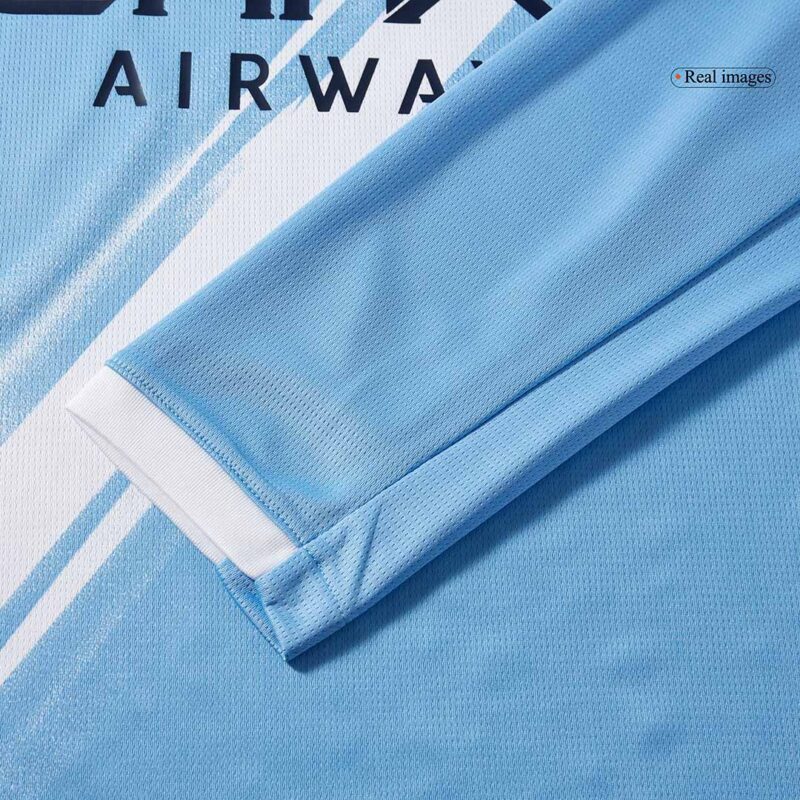 マンチェスターシティ 長袖 ホーム サッカーユニフォーム 2025/26