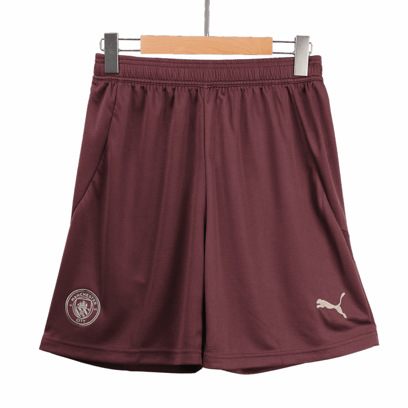 597173_13 マンチェスターシティ サード アウェイ サッカーユニフォーム キット 2024/25 上下セット