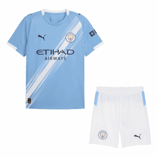 マンチェスターシティ ホーム サッカーユニフォーム キット 2025/26 上下セット