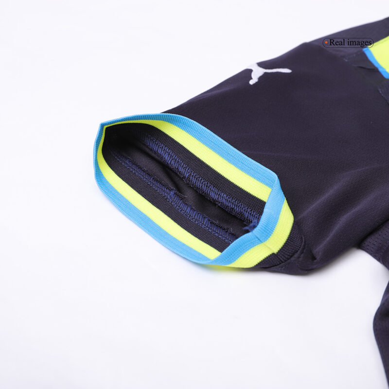 597171_10 マンチェスターシティ アウェイ サッカーユニフォーム キット 2024/25 (ユニフォーム+Shorts+Socks)