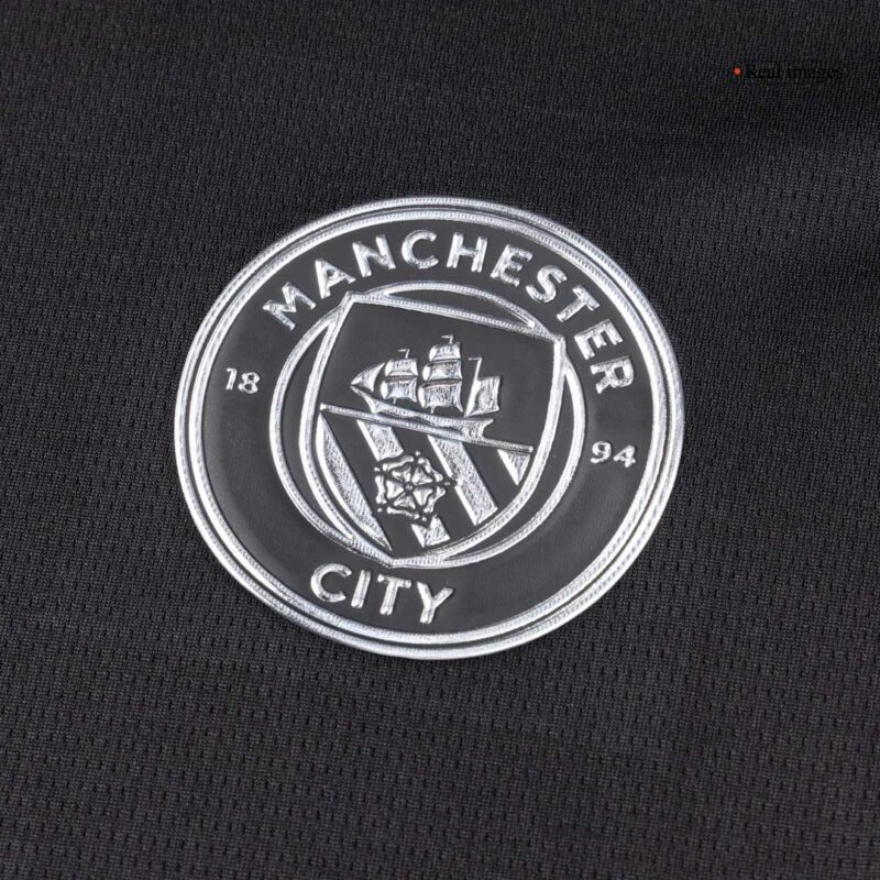 RODRIGO #16 Manchester City Away Soccer Jersey 2025/26 Black