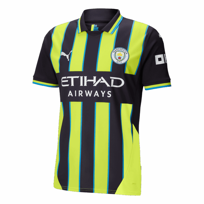 597213_2 マンチェスターシティ FODEN #47 アウェイ サッカーユニフォーム 2024/25