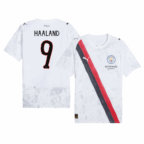 597274_1 マンチェスターシティ HAALAND #9 サッカーユニフォーム 2025/26