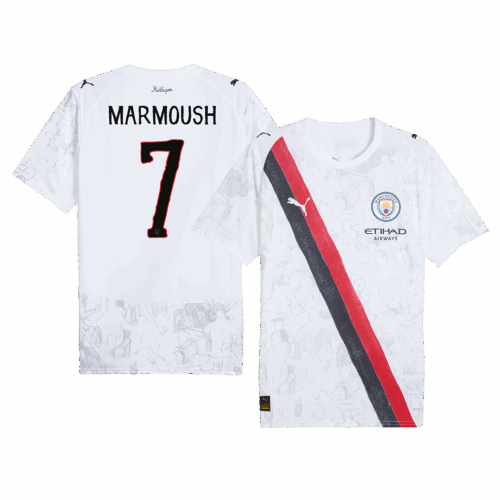 597275_1 マンチェスターシティ MARMOUSH #7 サッカーユニフォーム 2025/26