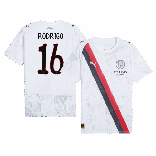 597276_1 マンチェスターシティ RODRIGO #16 サッカーユニフォーム 2025/26