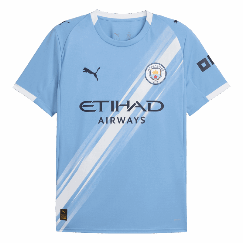 RODRIGO #16 マンチェスターシティ ホーム サッカーユニフォーム 2025/26 Blue