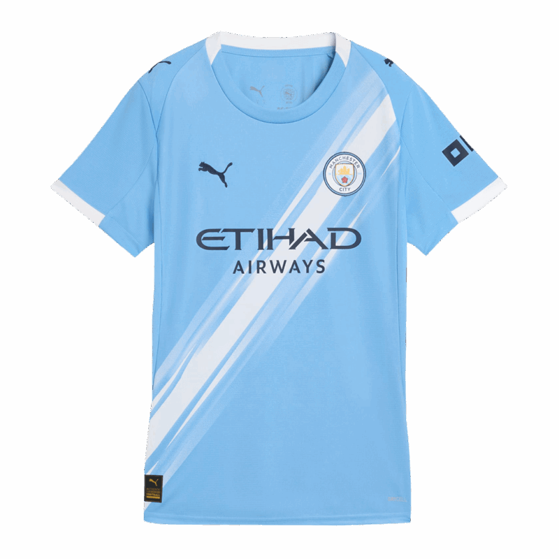 レディース マンチェスターシティ ホーム サッカーユニフォーム 2025/26 Blue