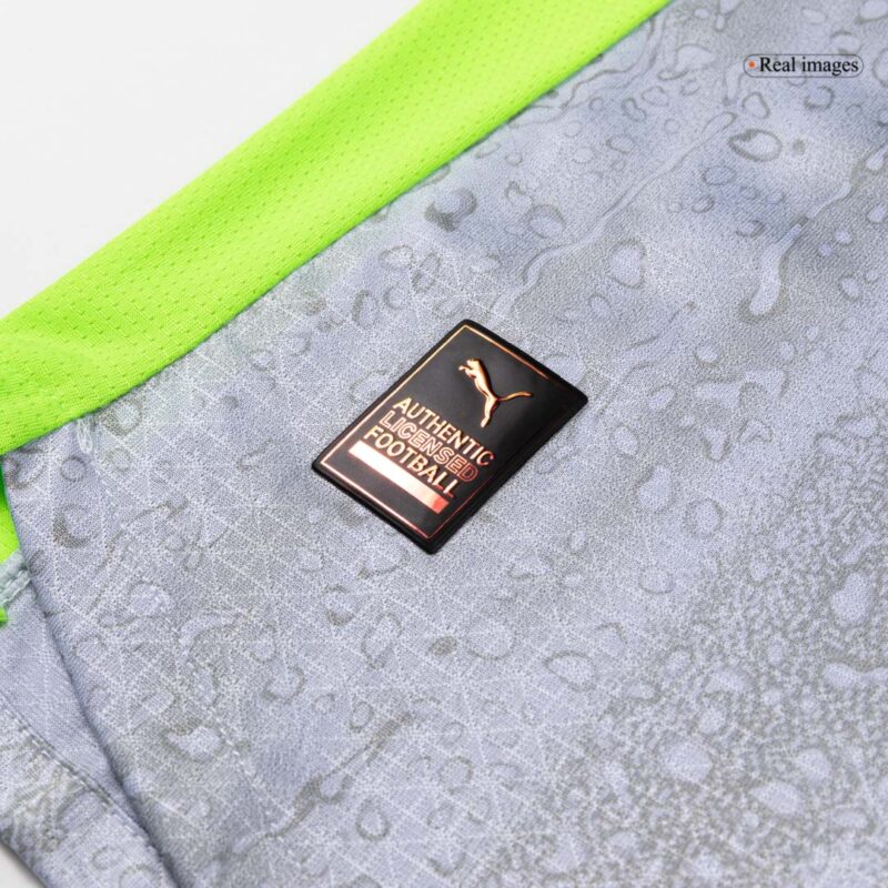 オーセンティック マンチェスターシティ サード  アウェイ サッカーユニフォーム 25/26 Gray