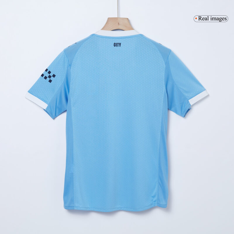 REIJNDERS #4 Authentic Manchester City Home Soccer Jersey 2025/26 Blue