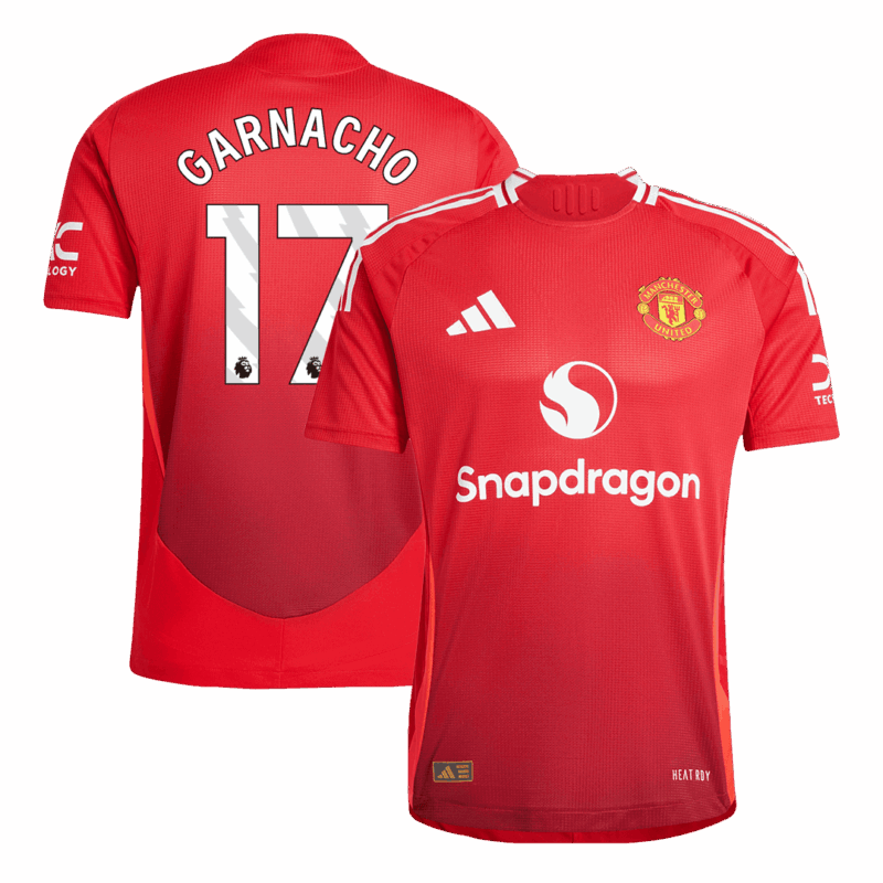 マンチェスターユナイテッド GARNACHO #17 ホーム サッカーユニフォーム オーセンティック 2024/25