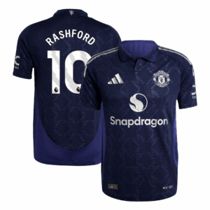 マンチェスターユナイテッド RASHFORD #10 アウェイ サッカーユニフォーム オーセンティック 2024/25