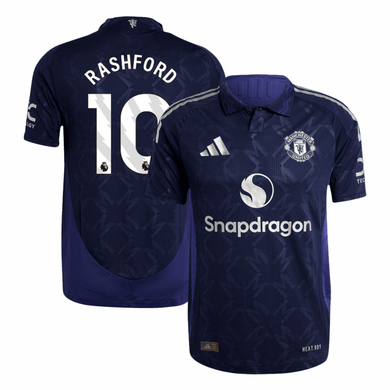 マンチェスターユナイテッド RASHFORD #10 アウェイ サッカーユニフォーム オーセンティック 2024/25