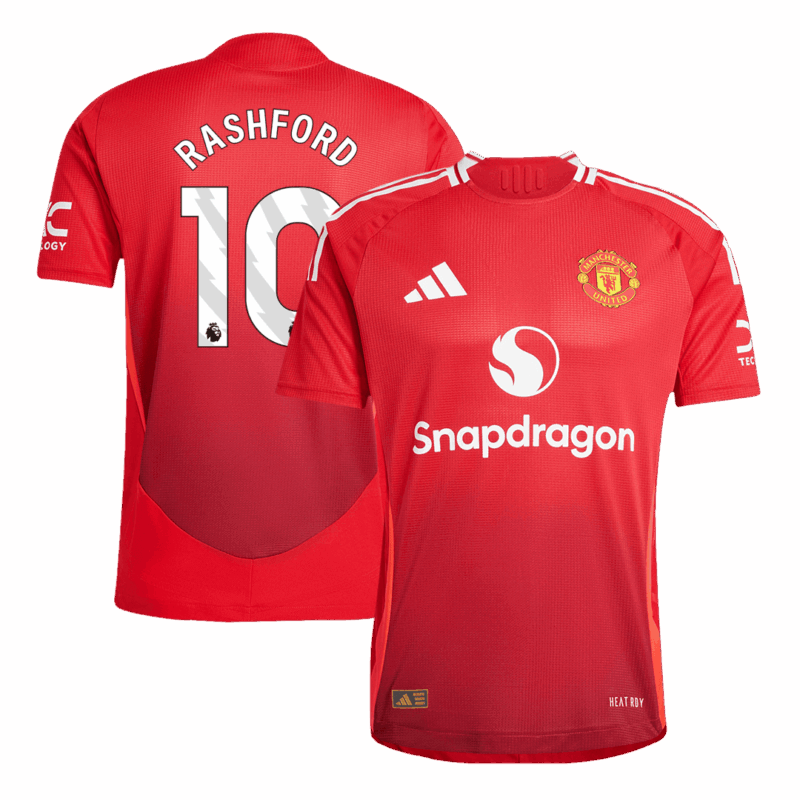 マンチェスターユナイテッド RASHFORD #10 ホーム サッカーユニフォーム オーセンティック 2024/25