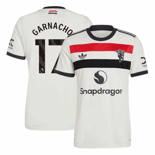 494056_1 マンチェスターユナイテッド GARNACHO #17 サード アウェイ サッカーユニフォーム 2024/25