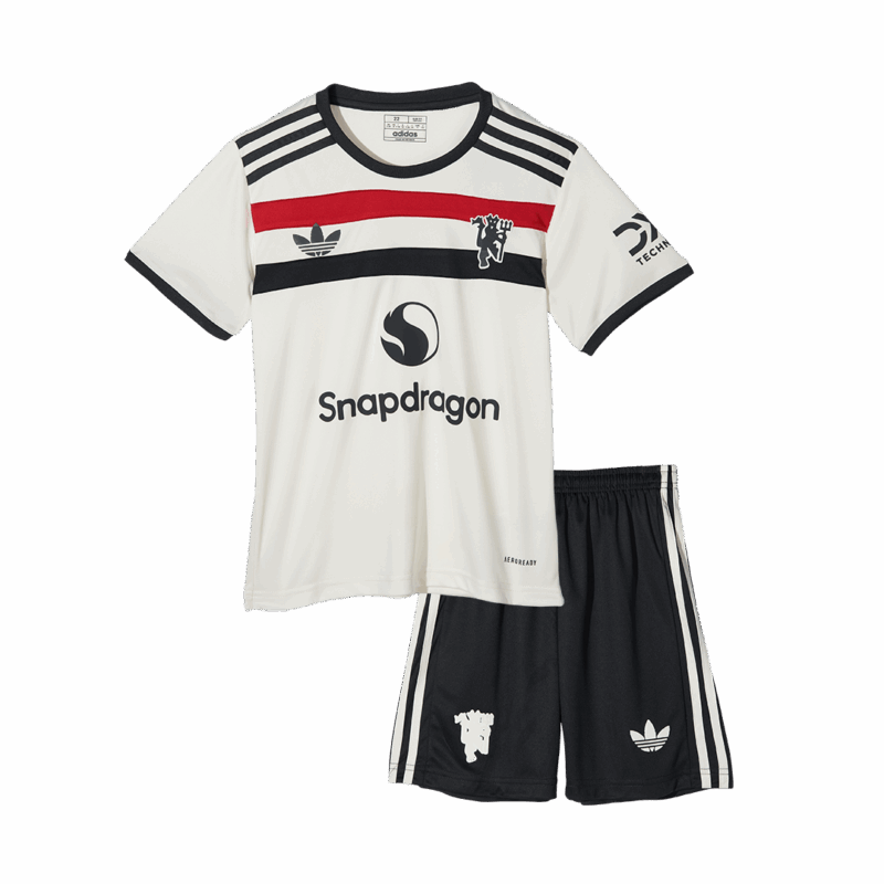 マンチェスターユナイテッド サード  アウェイ サッカーユニフォーム キット 2024/25 キッズ 上下セット