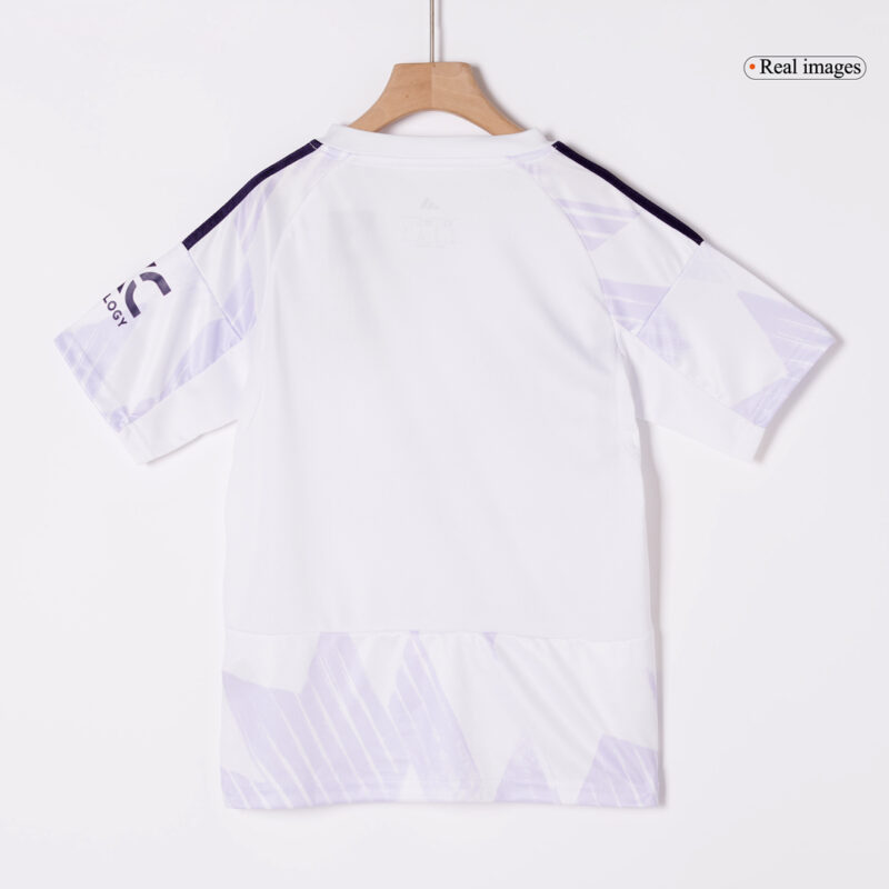 キッズ  マンチェスターユナイテッド アウェイ サッカーユニフォーム キット 2025/26 White