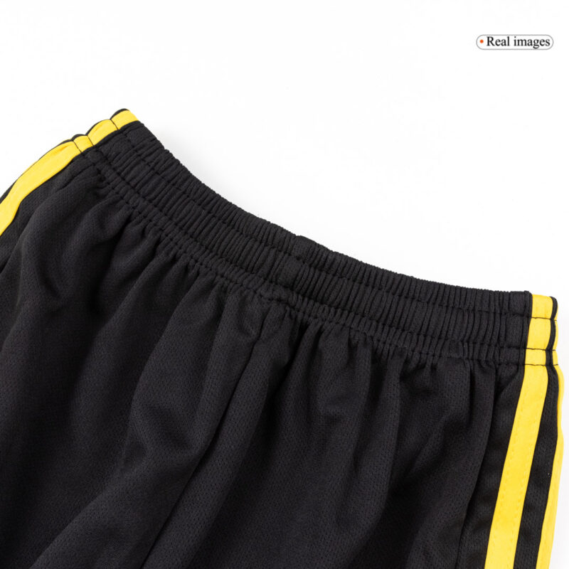 キッズ  マンチェスターユナイテッド サード  アウェイ サッカーユニフォーム キット 25/26 Black