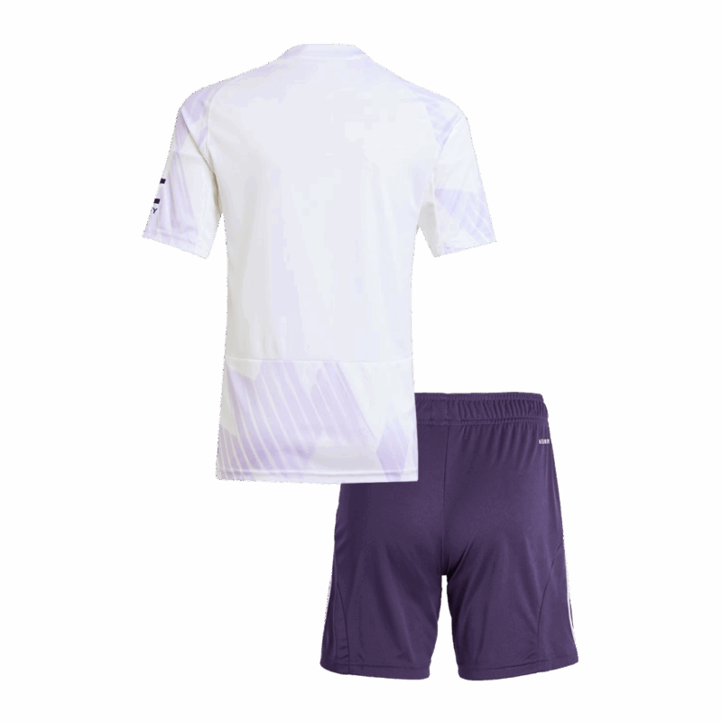 594315_2 マンチェスターユナイテッド アウェイ サッカーユニフォーム キット 2025/26 キッズ 上下セット