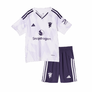594315_3 マンチェスターユナイテッド アウェイ サッカーユニフォーム キット 2025/26 キッズ 上下セット