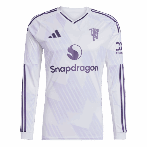 マンチェスターユナイテッド 長袖 アウェイ サッカーユニフォーム 2025/26