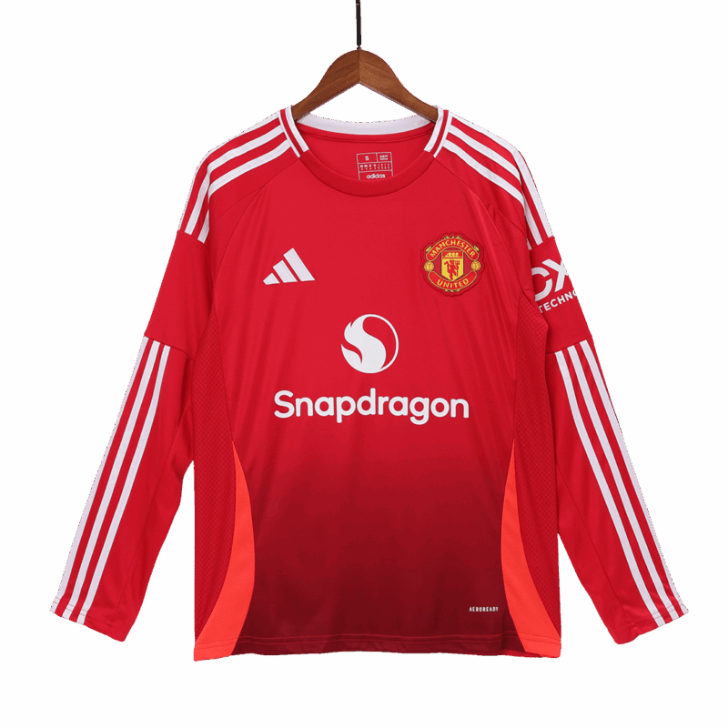 マンチェスターユナイテッド 長袖 ホーム ユニフォーム 2024/25