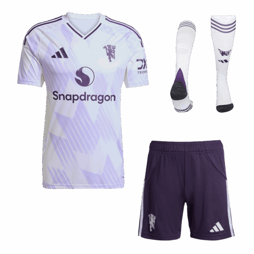 606671_1 マンチェスターユナイテッド アウェイ サッカーユニフォーム キット 2025/26