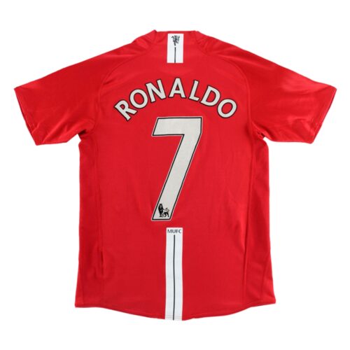 144509_1 マンチェスターユナイテッド RONALDO #7 ホーム ユニフォーム Retro 2007/08