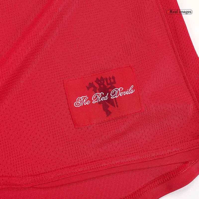 マンチェスターユナイテッド SCHOLES #18 ホーム サッカーユニフォーム Retro 2007/08 - 長袖 (UCL Final)