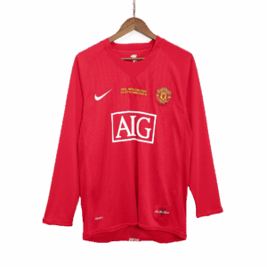 マンチェスターユナイテッド ROONEY #10 ホーム サッカーユニフォーム Retro 2007/08 - 長袖 (UCL Final)