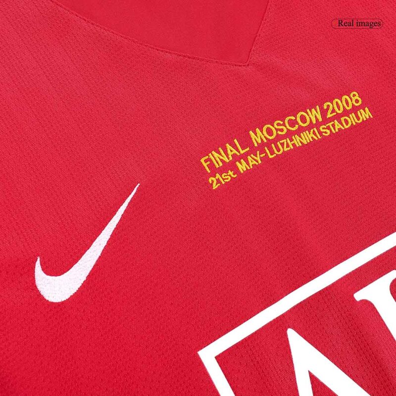 マンチェスターユナイテッド ROONEY #10 ホーム サッカーユニフォーム Retro 2007/08 - 長袖 (UCL Final)