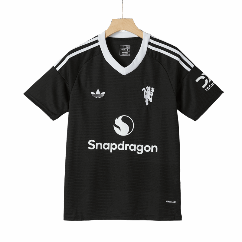 マンチェスターユナイテッド サード  アウェイ Goalkeeper サッカーユニフォーム 2024/25 - Black