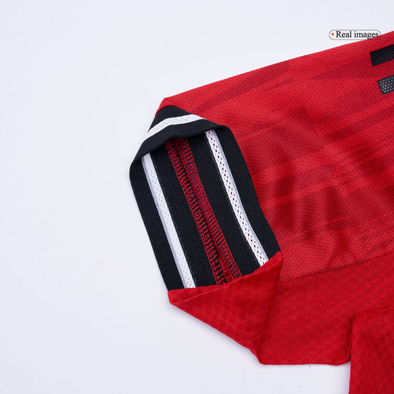 602281_12 ŠEŠKO #30 オーセンティック マンチェスターユナイテッド ホーム サッカーユニフォーム 2025/26 Red