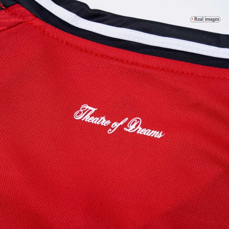 キッズ  マンチェスターユナイテッド ホーム サッカーユニフォーム キット 2025/26 Red