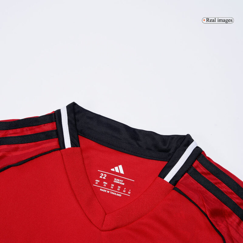 キッズ  マンチェスターユナイテッド ホーム サッカーユニフォーム キット 2025/26 Red