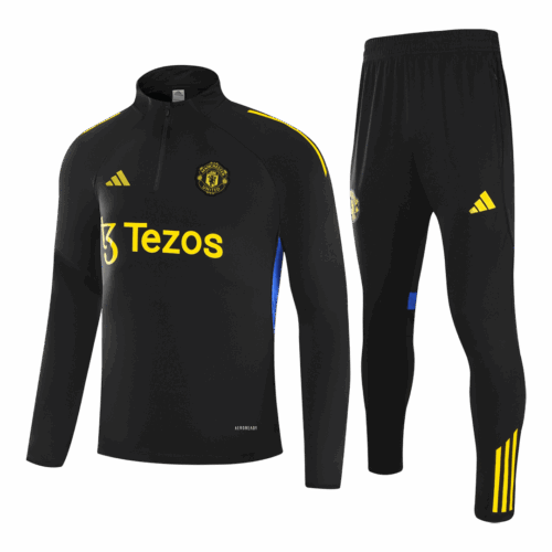 609915_1 マンチェスターユナイテッド スウェットシャツキット 2025/26 - Black 上下セット