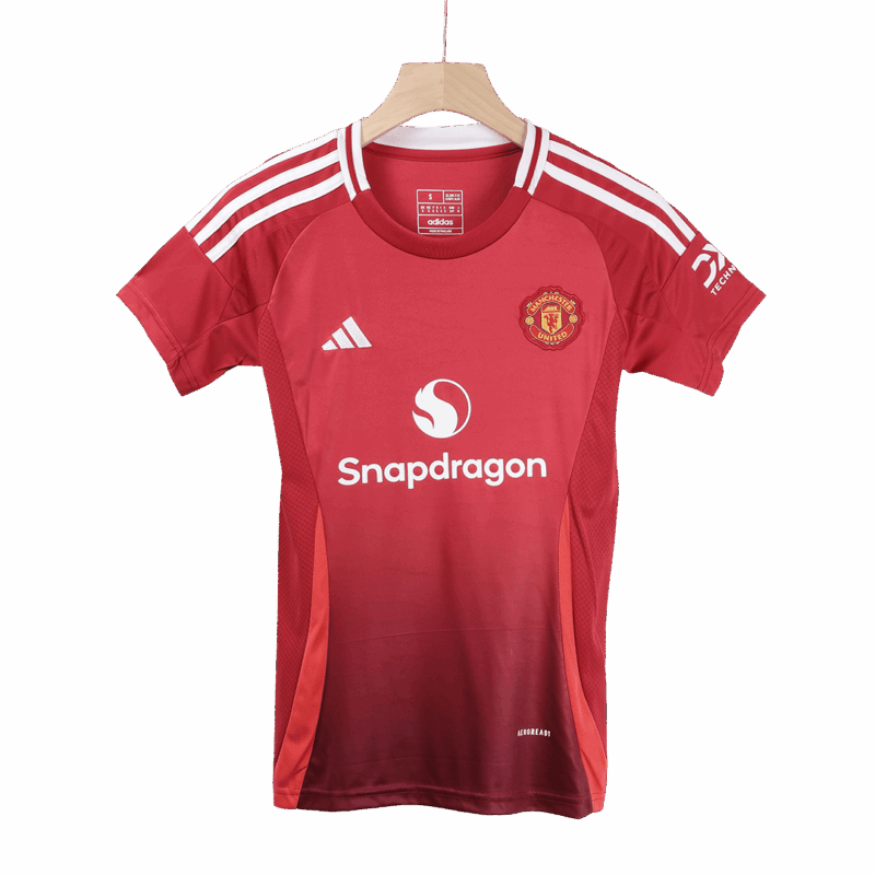 レディース マンチェスターユナイテッド ホーム サッカーユニフォーム 2024/25