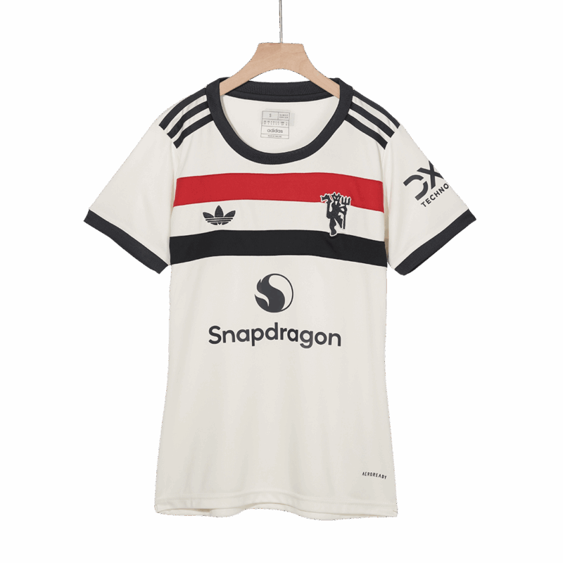 レディース マンチェスターユナイテッド サード  アウェイ サッカーユニフォーム 2024/25