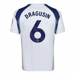 トッテナム Hotspur DRAGUSIN #6 ホーム サッカーユニフォーム 2025/26