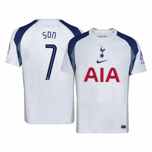 588581_1 SON #7 トッテナム Hotspur ホーム サッカーユニフォーム 2025/26 White - UCL