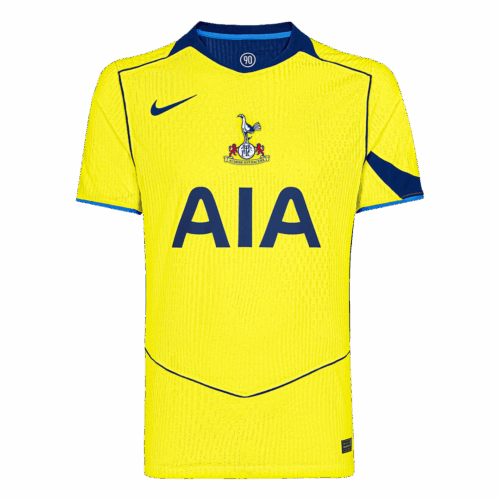 610471_1 オーセンティック トッテナム Hotspur サード アウェイ サッカーユニフォーム 25/26 Yellow