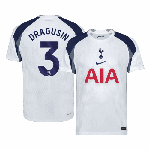 613154_1 DRAGUSIN #3 Authentic Tottenham Hotspur Home Soccer Jersey 2025/26 White